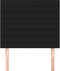 vidaXL - Hoofdborden - 2 - st - 90x5x78/88 - cm - stof - zwart