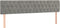 vidaXL - Hoofdborden - 2 - st - 90x7x78/88 - cm - fluweel - lichtgrijs