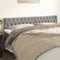 vidaXL - Hoofdborden - 2 - st - 90x7x78/88 - cm - fluweel - lichtgrijs