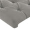 vidaXL - Hoofdborden - 2 - st - 90x7x78/88 - cm - fluweel - lichtgrijs