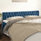 vidaXL - Hoofdborden - 2 - st - 90x7x78/88 - cm - fluweel - donkerblauw