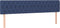vidaXL - Hoofdborden - 2 - st - 90x7x78/88 - cm - stof - blauw