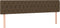 vidaXL - Hoofdborden - 2 - st - 90x7x78/88 - cm - stof - donkerbruin