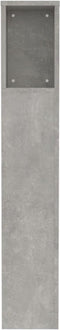 vidaXL - Hoofdbordkast - 100x18,5x104,5 - cm - betongrijs
