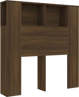 vidaXL - Hoofdbordkast - 100x18,5x104,5 - cm - bruin - eikenkleur