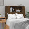 vidaXL - Hoofdbordkast - 100x18,5x104,5 - cm - bruin - eikenkleur