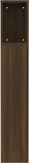 vidaXL - Hoofdbordkast - 100x18,5x104,5 - cm - bruin - eikenkleur