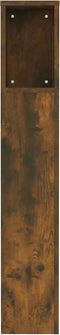vidaXL - Hoofdbordkast - 100x18,5x104,5 - cm - gerookt - eikenkleurig