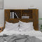 vidaXL - Hoofdbordkast - 100x18,5x104,5 - cm - gerookt - eikenkleurig