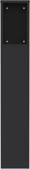 vidaXL - Hoofdbordkast - 100x18,5x104,5 - cm - gerookt - eikenkleurig