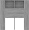 vidaXL - Hoofdbordkast - 100x18,5x104,5 - cm - grijs - sonoma - eikenkleurig