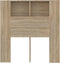 vidaXL - Hoofdbordkast - 100x18,5x104,5 - cm - sonoma - eikenkleurig