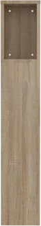 vidaXL - Hoofdbordkast - 100x18,5x104,5 - cm - sonoma - eikenkleurig