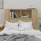 vidaXL - Hoofdbordkast - 100x18,5x104,5 - cm - sonoma - eikenkleurig