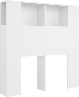 vidaXL - Hoofdbordkast - 100x18,5x104,5 - cm - wit