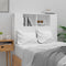 vidaXL - Hoofdbordkast - 100x18,5x104,5 - cm - wit