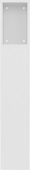 vidaXL - Hoofdbordkast - 100x18,5x104,5 - cm - wit