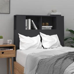 vidaXL - Hoofdbordkast - 100x18,5x104,5 - cm - zwart