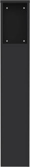vidaXL - Hoofdbordkast - 100x18,5x104,5 - cm - zwart
