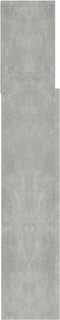 vidaXL - Hoofdbordkast - 100x19x103,5 - cm - betongrijs
