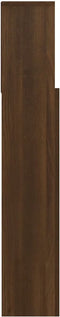 vidaXL - Hoofdbordkast - 100x19x103,5 - cm - bruin - eikenkleur