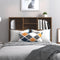 vidaXL - Hoofdbordkast - 100x19x103,5 - cm - bruin - eikenkleur