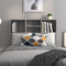 vidaXL - Hoofdbordkast - 100x19x103,5 - cm - grijs - sonoma - eikenkleurig