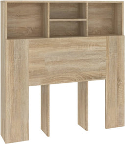 vidaXL - Hoofdbordkast - 100x19x103,5 - cm - sonoma - eikenkleurig