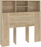 vidaXL - Hoofdbordkast - 100x19x103,5 - cm - sonoma - eikenkleurig
