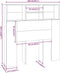 vidaXL - Hoofdbordkast - 100x19x103,5 - cm - sonoma - eikenkleurig