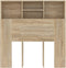 vidaXL - Hoofdbordkast - 100x19x103,5 - cm - sonoma - eikenkleurig