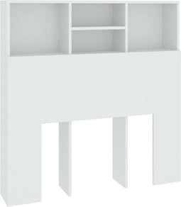 vidaXL - Hoofdbordkast - 100x19x103,5 - cm - wit