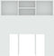 vidaXL - Hoofdbordkast - 100x19x103,5 - cm - wit