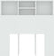 vidaXL - Hoofdbordkast - 100x19x103,5 - cm - wit