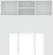 vidaXL - Hoofdbordkast - 100x19x103,5 - cm - wit