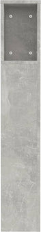 vidaXL - Hoofdbordkast - 120x18,5x102,5 - cm - betongrijs