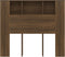 vidaXL - Hoofdbordkast - 120x18,5x102,5 - cm - bruin - eikenkleur