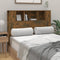 vidaXL - Hoofdbordkast - 120x18,5x102,5 - cm - gerookt - eikenkleurig