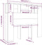 vidaXL - Hoofdbordkast - 120x18,5x102,5 - cm - gerookt - eikenkleurig