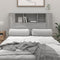 vidaXL - Hoofdbordkast - 120x18,5x102,5 - cm - grijs - sonoma - eikenkleurig