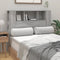 vidaXL - Hoofdbordkast - 120x18,5x102,5 - cm - grijs - sonoma - eikenkleurig