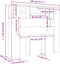 vidaXL - Hoofdbordkast - 120x18,5x102,5 - cm - sonoma - eikenkleurig