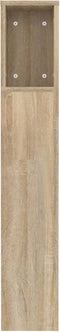 vidaXL - Hoofdbordkast - 120x18,5x102,5 - cm - sonoma - eikenkleurig