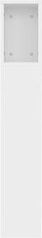 vidaXL - Hoofdbordkast - 120x18,5x102,5 - cm - wit