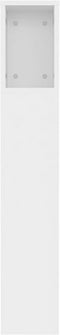 vidaXL - Hoofdbordkast - 120x18,5x102,5 - cm - wit