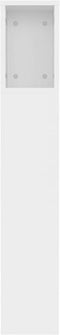 vidaXL - Hoofdbordkast - 120x18,5x102,5 - cm - wit