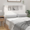 vidaXL - Hoofdbordkast - 120x18,5x102,5 - cm - wit