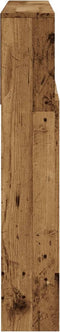 vidaXL - Hoofdbordkast - 120x19x103,5 - cm - bewerkt - hout - oud - houtkleurig