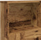 vidaXL - Hoofdbordkast - 120x19x103,5 - cm - bewerkt - hout - oud - houtkleurig