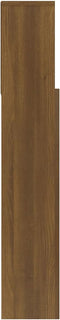 vidaXL - Hoofdbordkast - 120x19x103,5 - cm - bruin - eikenkleur